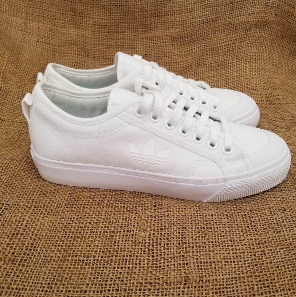 Adidas Nizza Trefoil White W:8.5